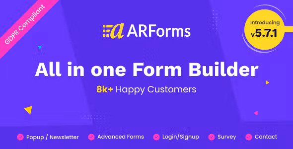 ARForms WordPress Form Builder Plugin 7.1.2