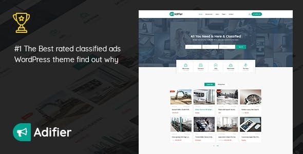Adifier Classified Ads WordPress Theme 3.9.9
