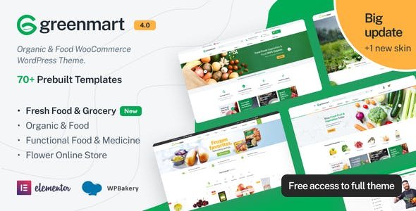 GreenMart Organic WooCommerce Theme 4.2.15