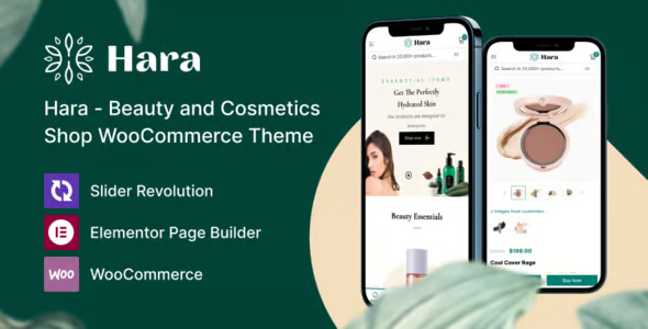Hara Beauty and Cosmetics Shop Theme 1.2.20