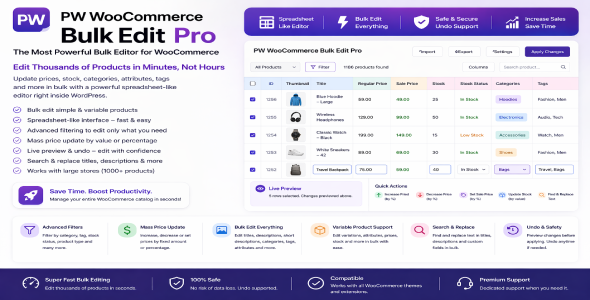 PW WooCommerce Bulk Edit Pro 3.27