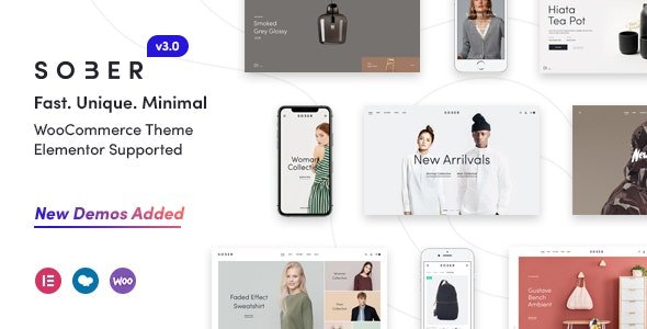 Sober WooCommerce WordPress Theme 3.6.2