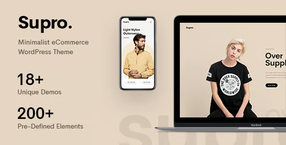 Supro Minimalist WooCommerce Theme 2.0.4
