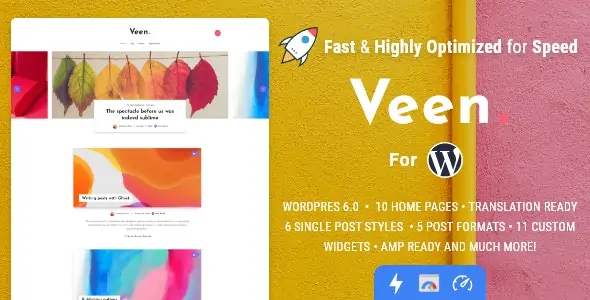 Veen Minimal and Lightweight Blog 2.7.0
