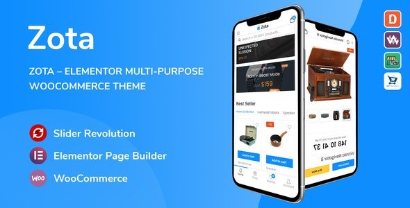Zota MultiPurpose WooCommerce Theme 1.3.17