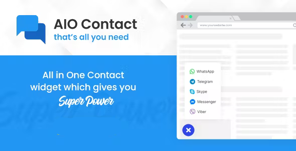 AIO Contact All in One Contact Widget 3.1.0