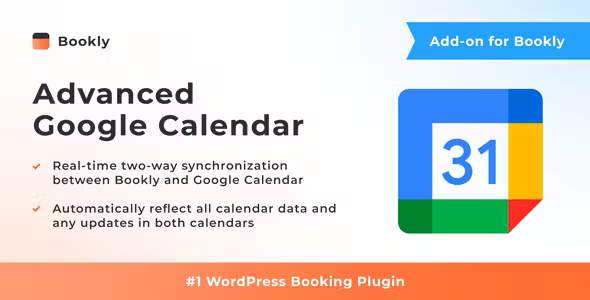 Bookly Advanced Google Calendar Addon 3.1