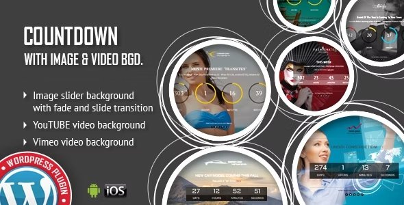 CountDown With Image or Video Background 1.6