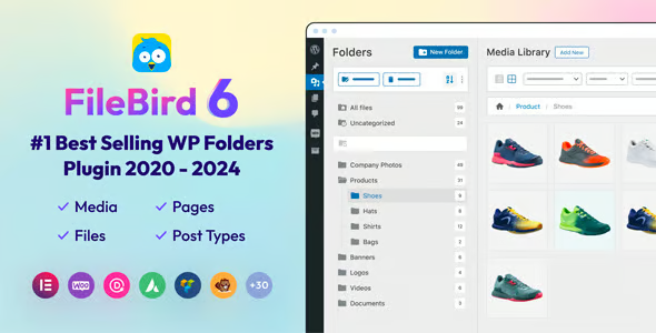FileBird WordPress Media Library Folders 6.5.4