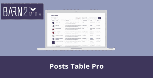 Posts Table Pro WordPress Plugin 4.0.0
