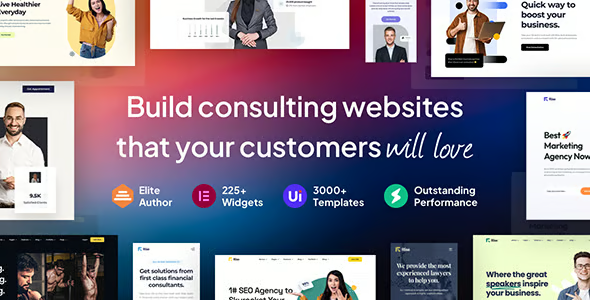 Rise Business and Consulting WordPress Theme 4.3.4
