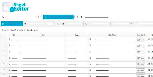 WP Sheet Editor Editable Frontend Tables 2.4.45