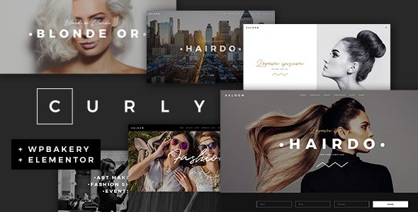 Curly Hairdressers and Hair Salons Theme 3.3.3