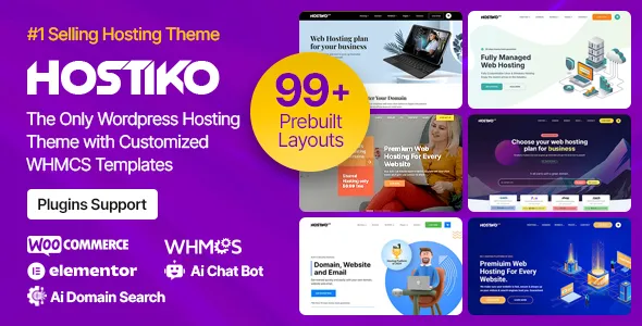 Hostiko 2.0 WHMCS Hosting Theme 94.5.1
