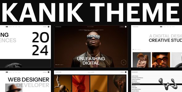 Kanik Minimal Digital Agency WordPress Theme 1.0.2