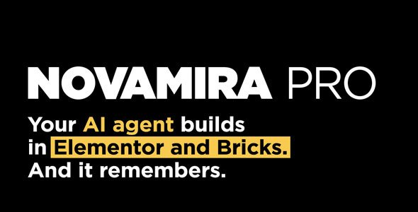 Novamira Pro Your AI agent builds inside your WordPress 1.1.2