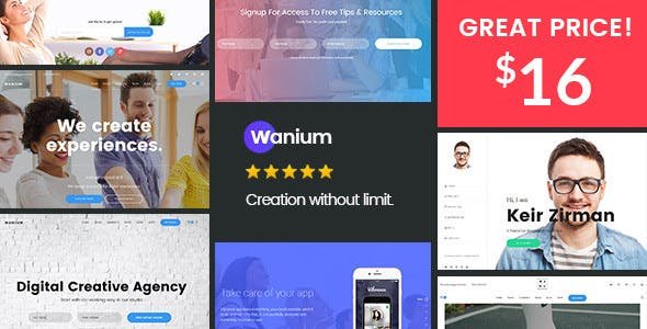 Wanium A Elegant Multi Concept Theme 2.0