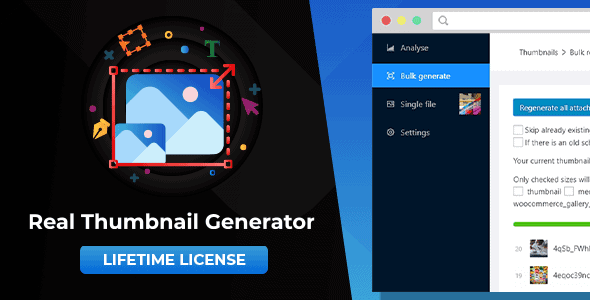 WordPress Real Thumbnail Generator 2.6.136